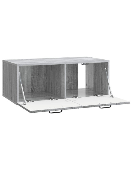 Mobile Porta TV da Muro Grigio Sonoma 78,5 x 41 x 30 cm