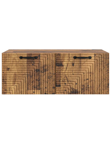 Mobile Porta TV da Muro Legno antico 78,5 x 41 x 30 cm