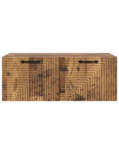 Mobile Porta TV da Muro Legno antico 78,5 x 41 x 30 cm