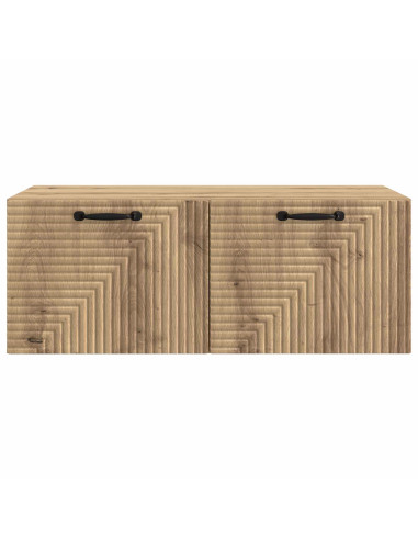 Mobile Porta TV da Muro Rovere Artigianale 78,5 x 41 x 30 cm