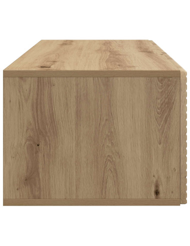 Mobile Porta TV da Muro Rovere Artigianale 78,5 x 41 x 30 cm