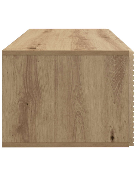 Mobile Porta TV da Muro Rovere Artigianale 78,5 x 41 x 30 cm