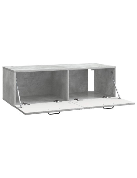 Mobile Porta TV da Muro Grigio Cemento 98 x 41 x 30 cm