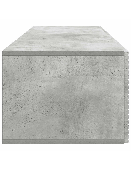 Mobile Porta TV da Muro Grigio Cemento 98 x 41 x 30 cm