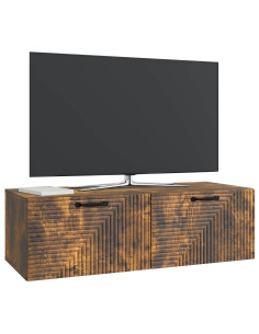 Mobile Porta TV da Muro Rovere Fumo 98 x 41 x 30 cm 2