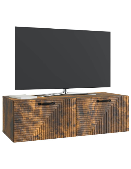 Mobile Porta TV da Muro Rovere Fumo 98 x 41 x 30 cm