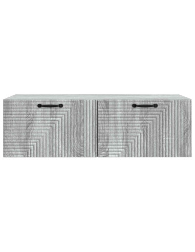 Mobile Porta TV da Muro Grigio Sonoma 98 x 41 x 30 cm