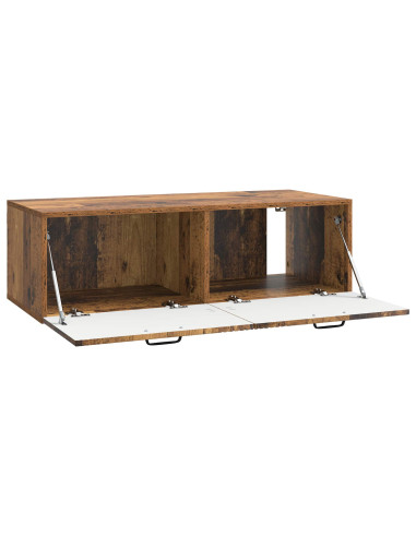 Mobile Porta TV da Muro Legno antico 98 x 41 x 30 cm