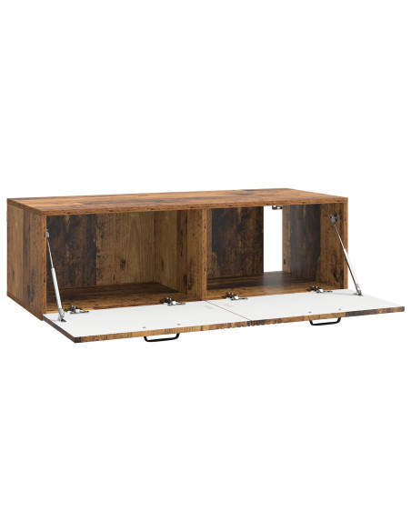 Mobile Porta TV da Muro Legno antico 98 x 41 x 30 cm