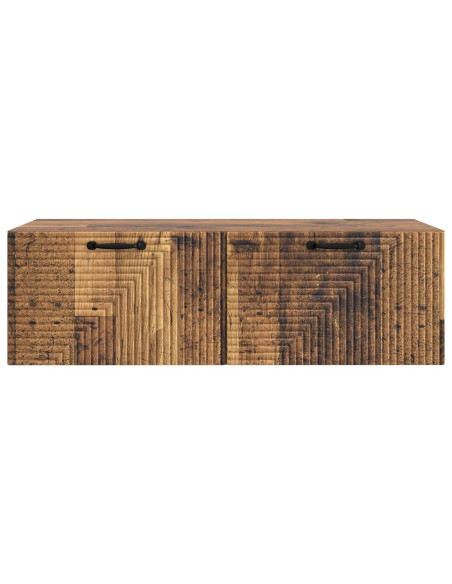 Mobile Porta TV da Muro Legno antico 98 x 41 x 30 cm