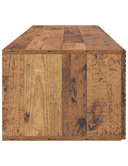 Mobile Porta TV da Muro Legno antico 98 x 41 x 30 cm