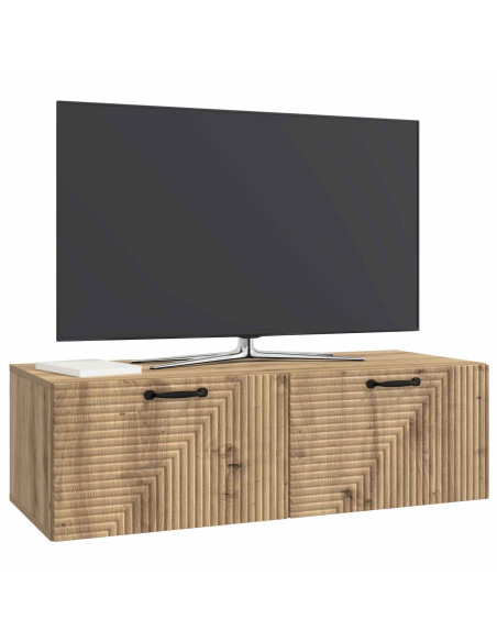Mobile Porta TV da Muro Rovere Artigianale 98 x 41 x 30 cm