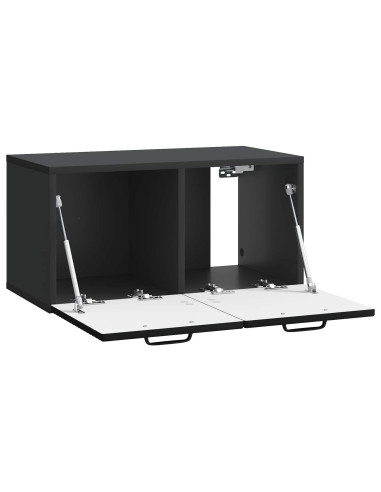 Mobile Porta TV da Muro Nero 59,5 x 31 x 30 cm