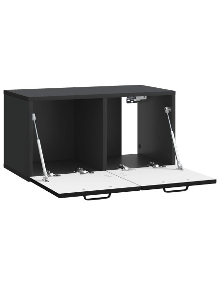 Mobile Porta TV da Muro Nero 59,5 x 31 x 30 cm