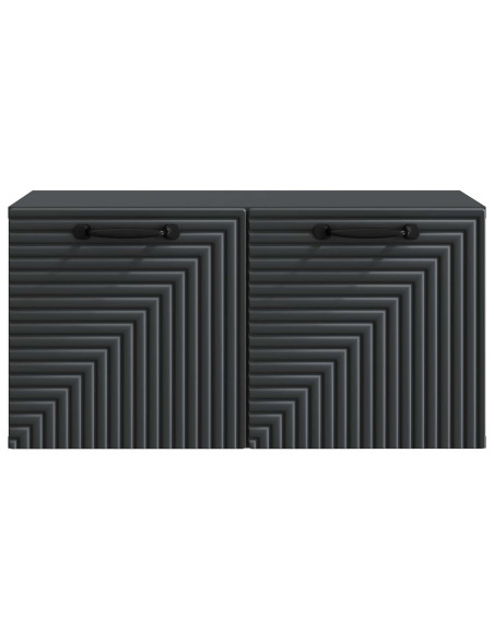 Mobile Porta TV da Muro Nero 59,5 x 31 x 30 cm