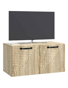 Mobile Porta TV da Muro Rovere Sonoma 59,5 x 31 x 30 cm 2