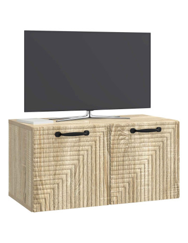Mobile Porta TV da Muro Rovere Sonoma 59,5 x 31 x 30 cm