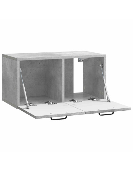 Mobile Porta TV da Muro Grigio Cemento 59,5 x 31 x 30 cm