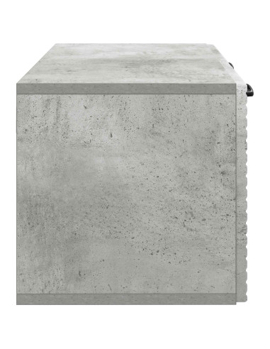 Mobile Porta TV da Muro Grigio Cemento 59,5 x 31 x 30 cm
