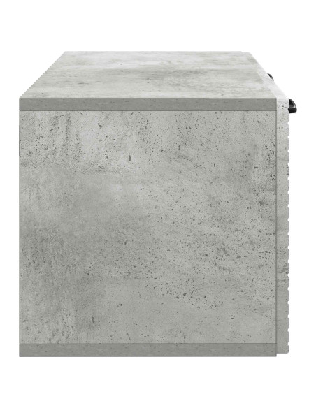 Mobile Porta TV da Muro Grigio Cemento 59,5 x 31 x 30 cm