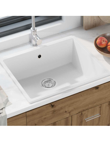 Lavello da cucina Bianco 54 x 44 x 20 cm Granito