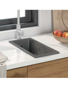 Lavello da cucina Grigio 21 x 44 x 14 cm Granito