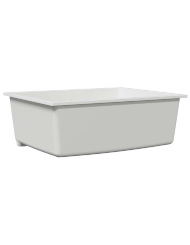 Lavello da cucina Bianco 54 x 44 x 20 cm Granito