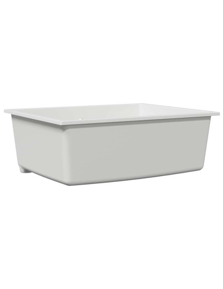 Lavello da cucina Bianco 54 x 44 x 20 cm Granito