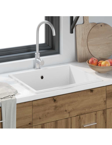 Lavello da cucina Bianco 54 x 44 x 20 cm Granito