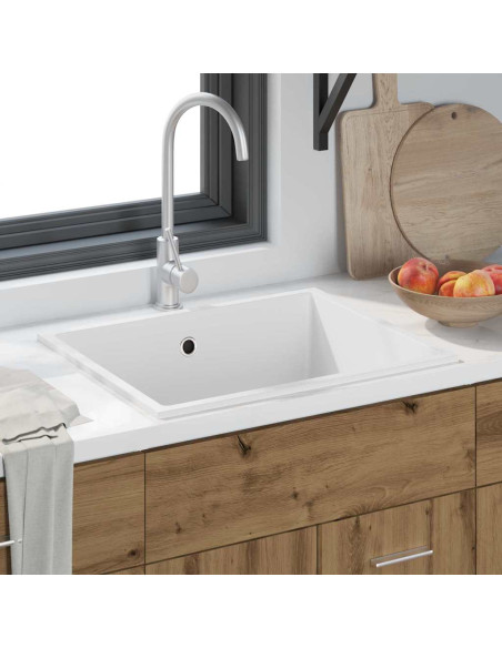 Lavello da cucina Bianco 54 x 44 x 20 cm Granito