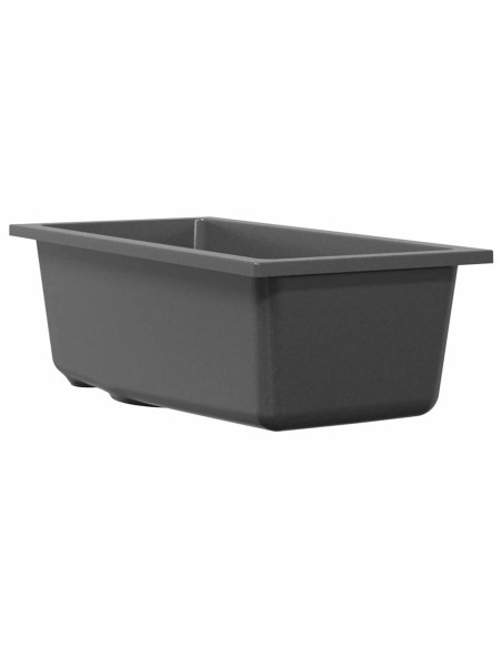 Lavello da cucina Grigio 21 x 44 x 14 cm Granito