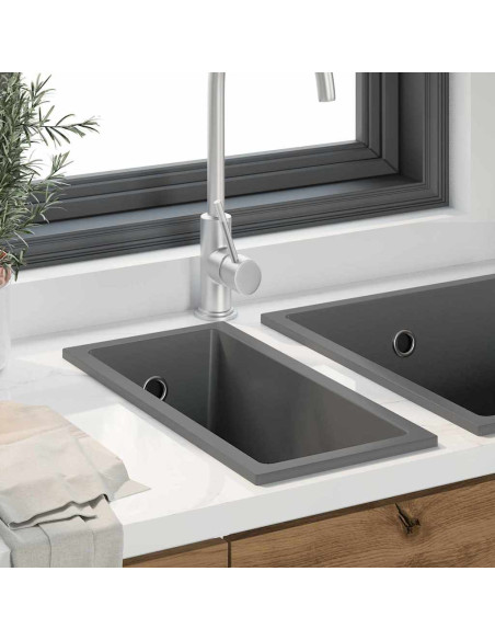 Lavello da cucina Grigio 21 x 44 x 14 cm Granito