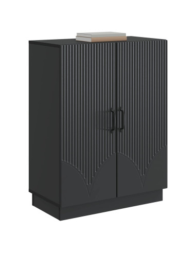 Credenza Nero 66 x 34,5 x 87 cm Legno ingegnerizzato