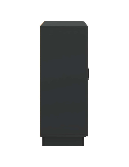 Credenza Nero 66 x 34,5 x 87 cm Legno ingegnerizzato
