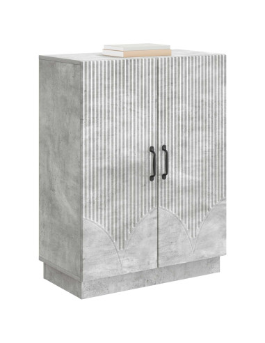 Credenza Grigio Cemento 66 x 34,5 x 87 cm Legno ingegnerizzato