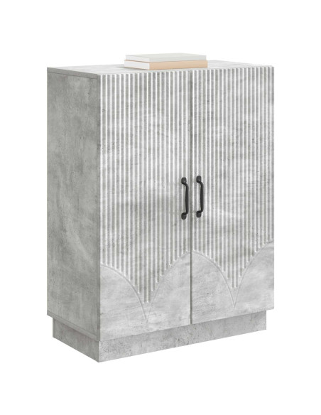 Credenza Grigio Cemento 66 x 34,5 x 87 cm Legno ingegnerizzato