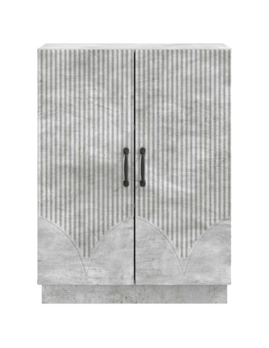 Credenza Grigio Cemento 66 x 34,5 x 87 cm Legno ingegnerizzato