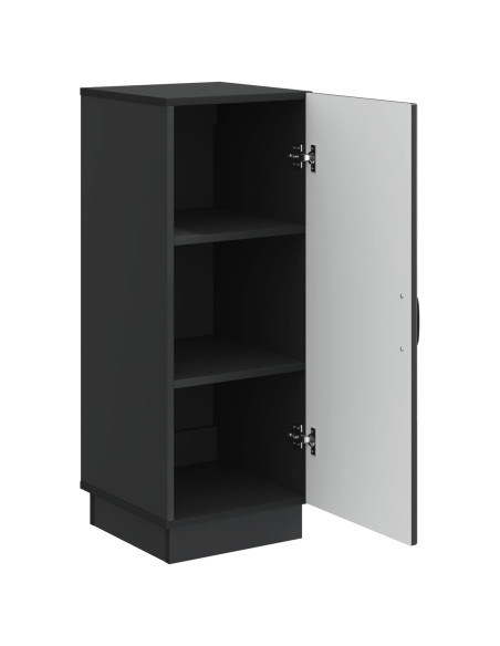 Credenza Nero 33 x 34,5 x 87 cm Legno ingegnerizzato