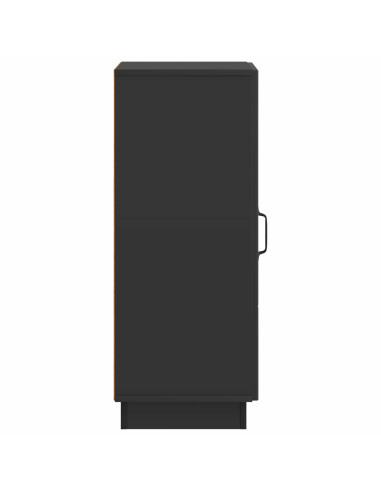 Credenza Nero 33 x 34,5 x 87 cm Legno ingegnerizzato