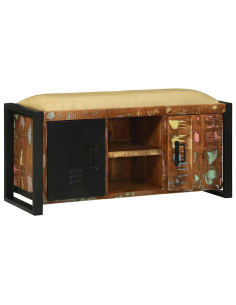 Armadio Panchina Multicolore Legno massello di recupero