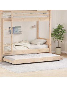 Struttura del letto Marrone 80 x 200 cm Legno massello di pino