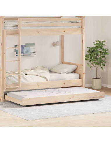 Struttura del letto Marrone 80 x 200 cm Legno massello di pino
