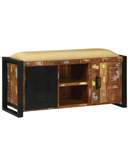 Armadio Panchina Multicolore Legno massello di recupero