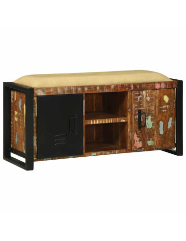 Armadio Panchina Multicolore Legno massello di recupero