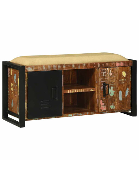 Armadio Panchina Multicolore Legno massello di recupero