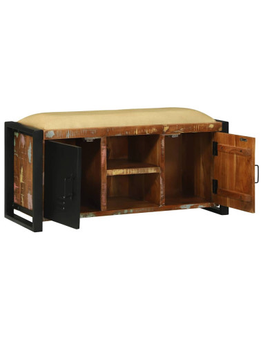 Armadio Panchina Multicolore Legno massello di recupero