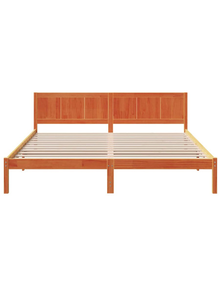 Struttura del letto Marrone 180 x 200 cm Legno massello di pino