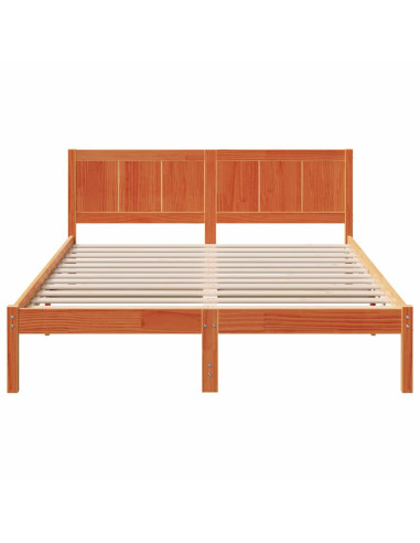 Struttura del letto Marrone 150 x 200 cm Legno massello di pino