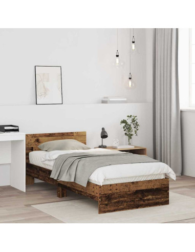 Struttura del letto Legno vecchio 75 x 190 cm Legno multistrato