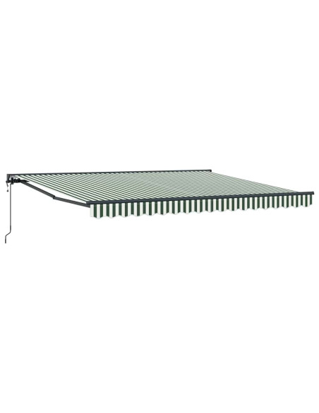 Struttura della tenda Verde e Bianco 400 × 300 cm
